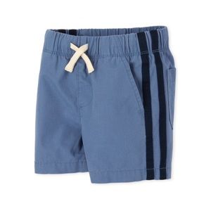 NWT PLACE Blue Side Stripe Pull On Jogger Shorts 3